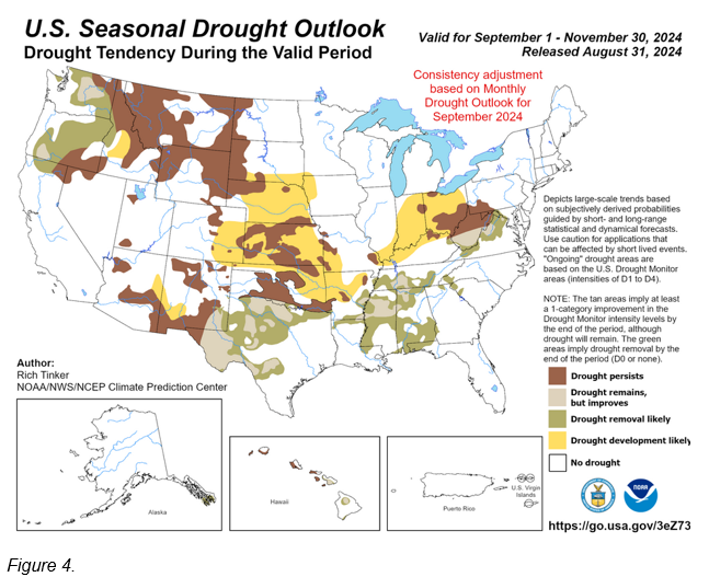 sept to nov drought outlook